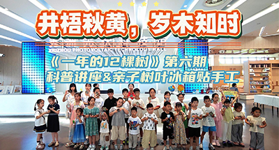 井梧秋黄，岁木知时——《一年的12棵树》第六期科普讲座&亲子树叶冰箱贴手工活动圆满举行！