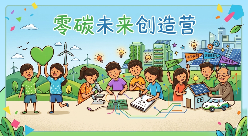 活动招募 | 为下一代注入领袖基因：2026「零碳未来创造营」五一臻选招募